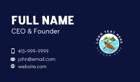 Kayak Paddle Boat Business Card Design