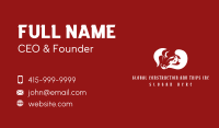 Bull Horn Bison Business Card Image Preview