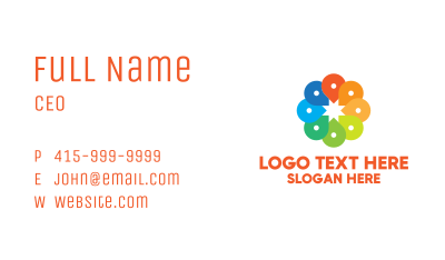 Creative Color Location Pins Business Card Image Preview