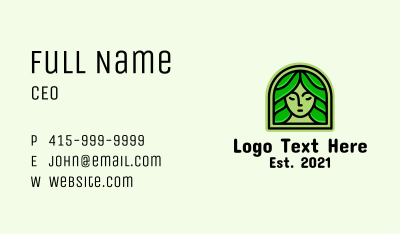 Nature Woman Arch  Business Card Image Preview