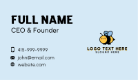 Cute Bee Mascot Business Card Image Preview