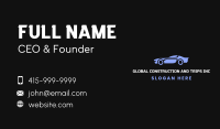 Fast Car Racer Business Card Image Preview