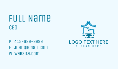 Water House Pipe  Business Card Image Preview