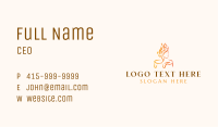 Lady Candle Flame Business Card Image Preview