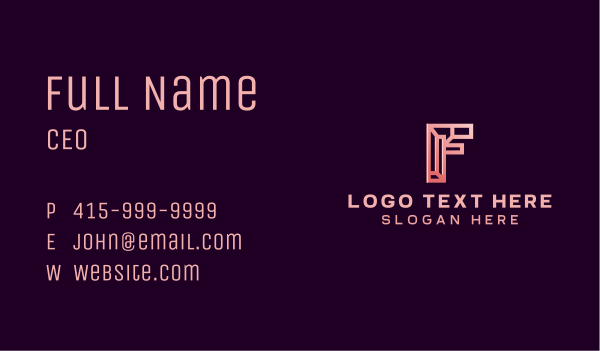 Creative Advertising Startup Business Card Design Image Preview