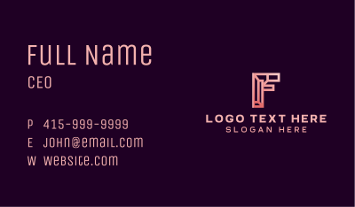 Creative Advertising Startup Business Card Image Preview