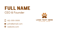 Pet Paw Grooming Business Card Preview