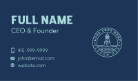 Blue Sea Lighthouse Business Card Image Preview