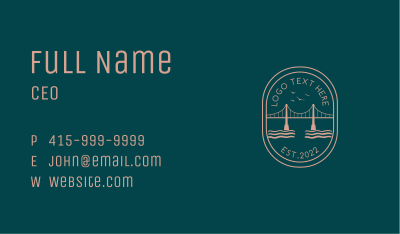 City Engineer Bridge Business Card Image Preview