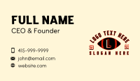 American Football League Business Card Preview