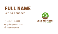 Round Natural Plant Business Card Image Preview