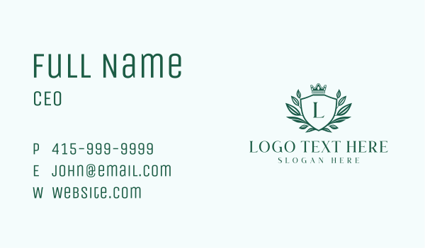 Royalty Fashion Boutique Business Card Design Image Preview