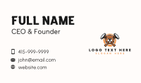 Beaver Construction Worker Business Card Design