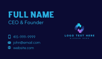 Laundry Tshirt Washing Business Card Design