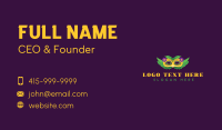 Mardi Gras Festival Event Business Card Preview