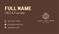 Mountain Coffee Shop  Business Card Image Preview