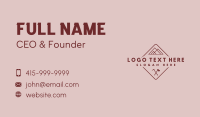 Minimalist Mountain Trip Emblem Business Card Image Preview