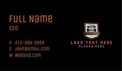 Shield Car Transport  Business Card Image Preview