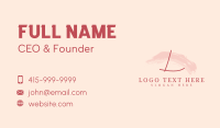 Classy Cosmetic Spa Lettermark Business Card Design