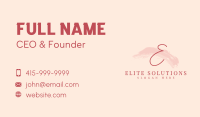 Classy Cosmetic Spa Lettermark Business Card Image Preview