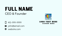 Colorful Hot Air Balloon Business Card Preview