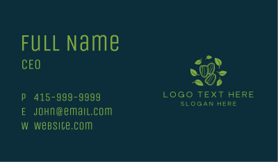Organic Nature Seed Business Card Image Preview