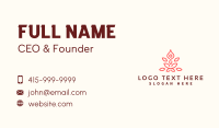 Lotus Yoga Nature Business Card Image Preview