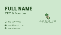 Lucky Irish Shamrock Hand Business Card Design