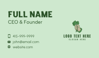 Lucky Irish Shamrock Hand Business Card Preview