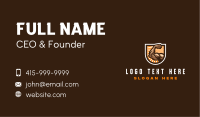 Masculine Body Fitness Business Card Image Preview