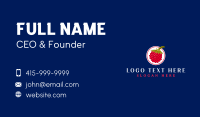 Thimbleberry Fruit Berry Business Card Design