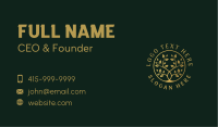Nature Tree Gold  Business Card Image Preview