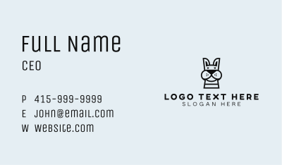 Dog Pet Animal Business Card Image Preview