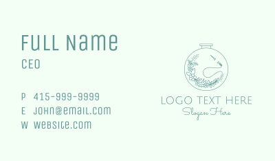 Nature Stitching Fabric Business Card Image Preview