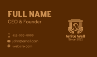Coffee Brew Pillar  Business Card Image Preview