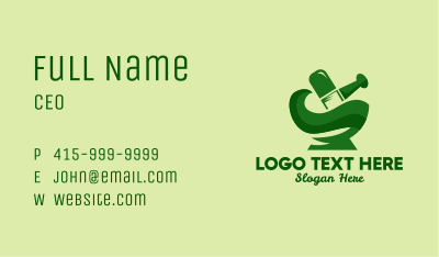 Natural Medicine Mixture  Business Card Image Preview