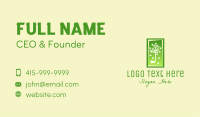 Tree Leaf Frame  Business Card Image Preview