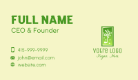 Tree Leaf Frame  Business Card Image Preview