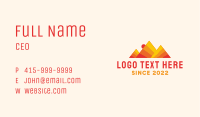 Sun Mountain Valley Business Card Image Preview