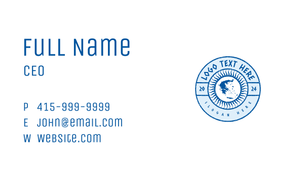 Greece Map Geography Business Card Design Image Preview