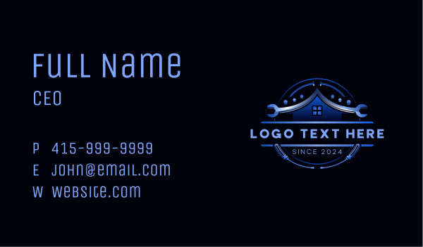 Wrench Tools Maintenance Business Card Design Image Preview