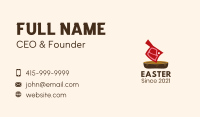 Butcher Knife Meat Business Card Image Preview