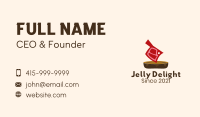 Butcher Knife Meat Business Card Image Preview