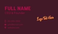 Classic Fashion Clothing Business Card Design