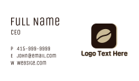 Coffee App Business Card Image Preview