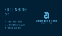 Logistics Arrow Letter A  Business Card Image Preview