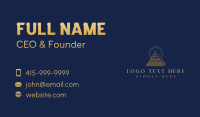 Luxury Pyramid Landmark Business Card Preview