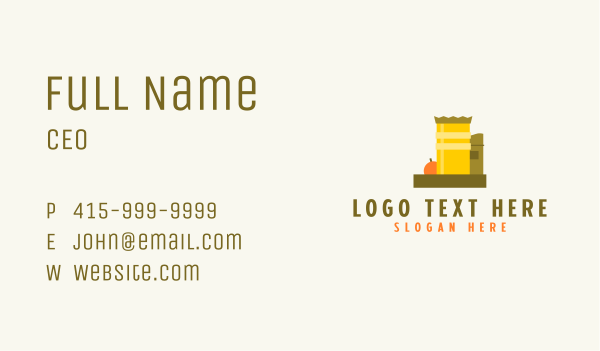 Grocery Items Shopping  Business Card Design Image Preview