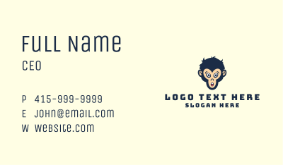 Gaming Monkey Avatar  Business Card Image Preview