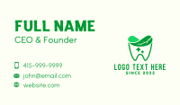 Herbal Dental Care  Business Card Design